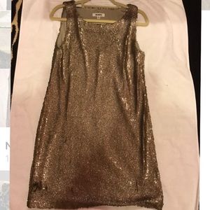 BB Dakota Gold Sequin dress